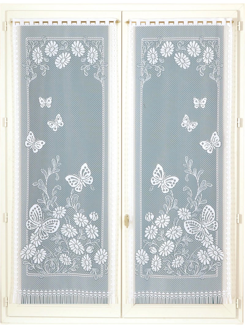 Par de vidros com bordas recortadas e em forma de borboleta Verde - Kiabi