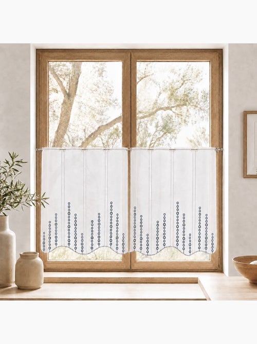 Para-brisas com círculos coloridos bordados - Kiabi
