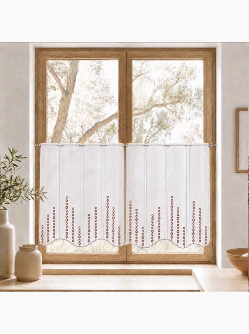 Para-brisas com círculos coloridos bordados - Kiabi