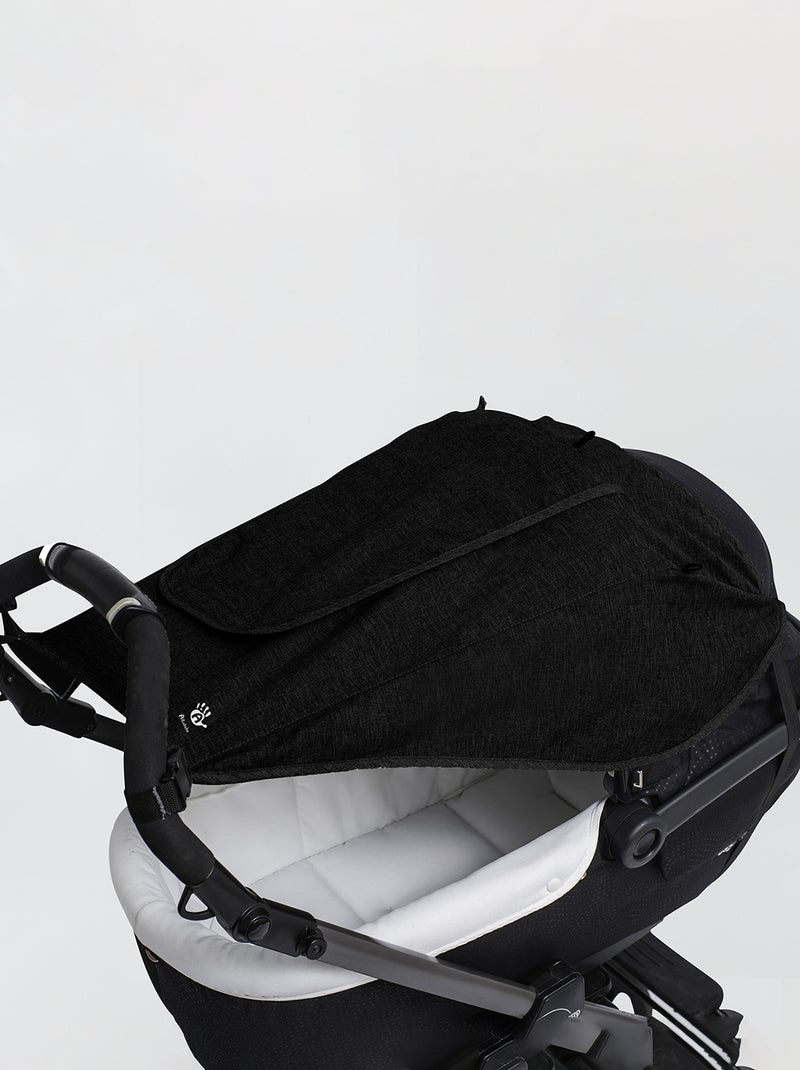 Para-sol para carrinho de bebé PRETO - Kiabi