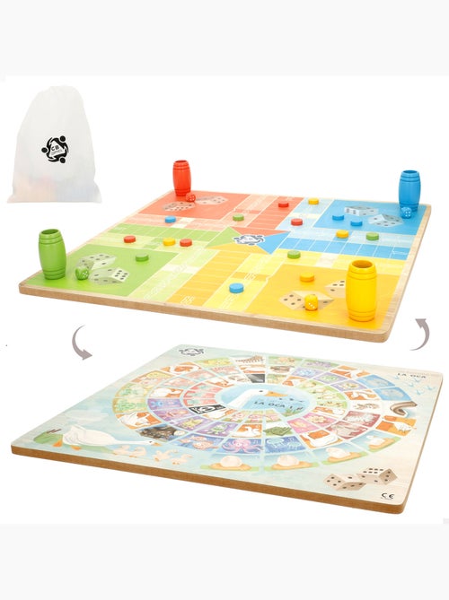 Parcheesi e tabuleiro do ganso 2 em 1 cb games - Kiabi