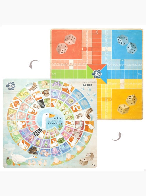 Parcheesi e tabuleiro do ganso 2 em 1 cb games - Kiabi