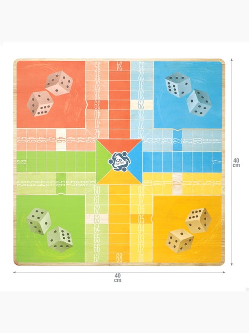 Parcheesi e tabuleiro do ganso 2 em 1 cb games - Kiabi