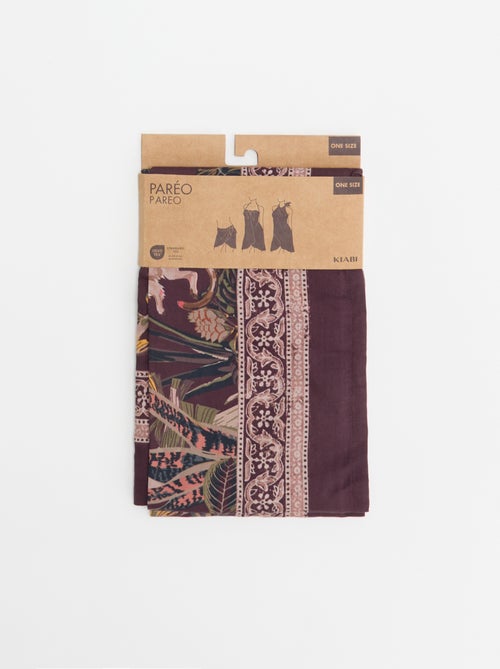 Paréo estampado - Kiabi