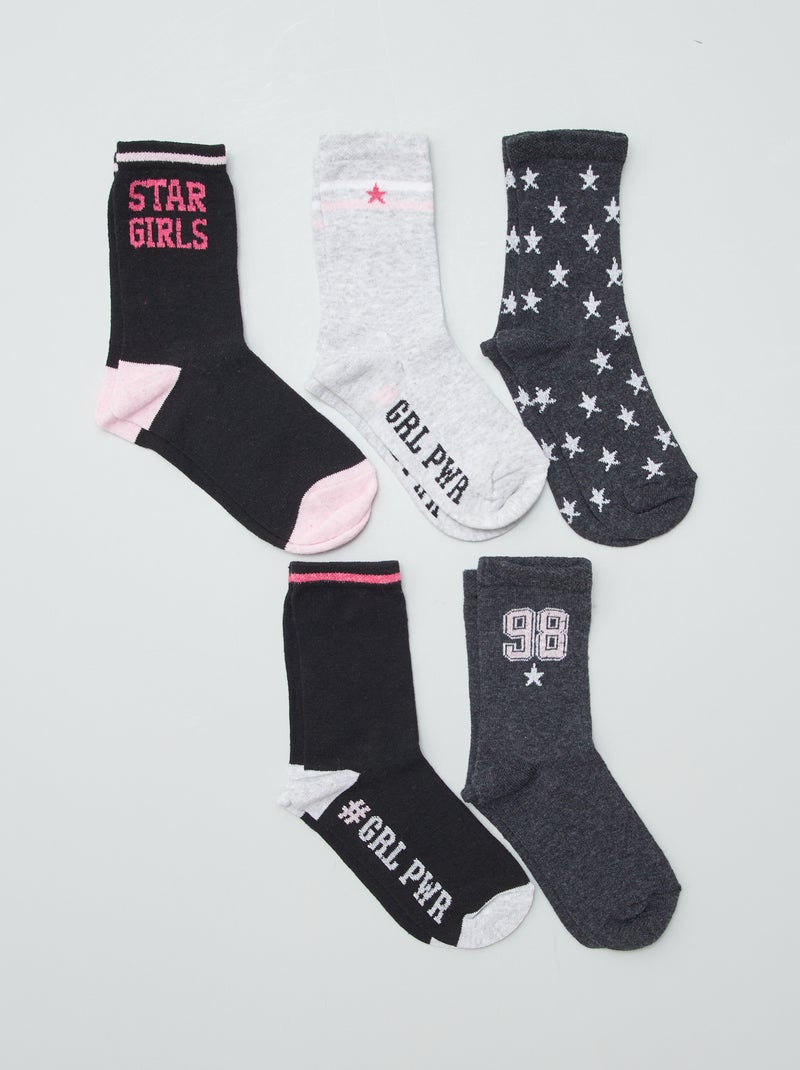 Pares de meias CINZA - Kiabi