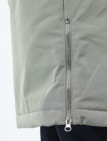 Parka 3-em-1 repelente à água com forro quente removível