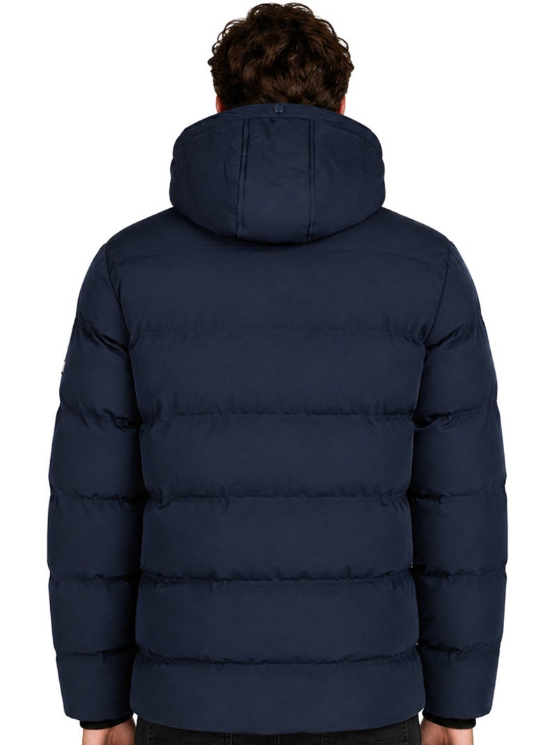 Parka acolchoada com capuz badibereoral – kaporal Azul-marinho - Kiabi