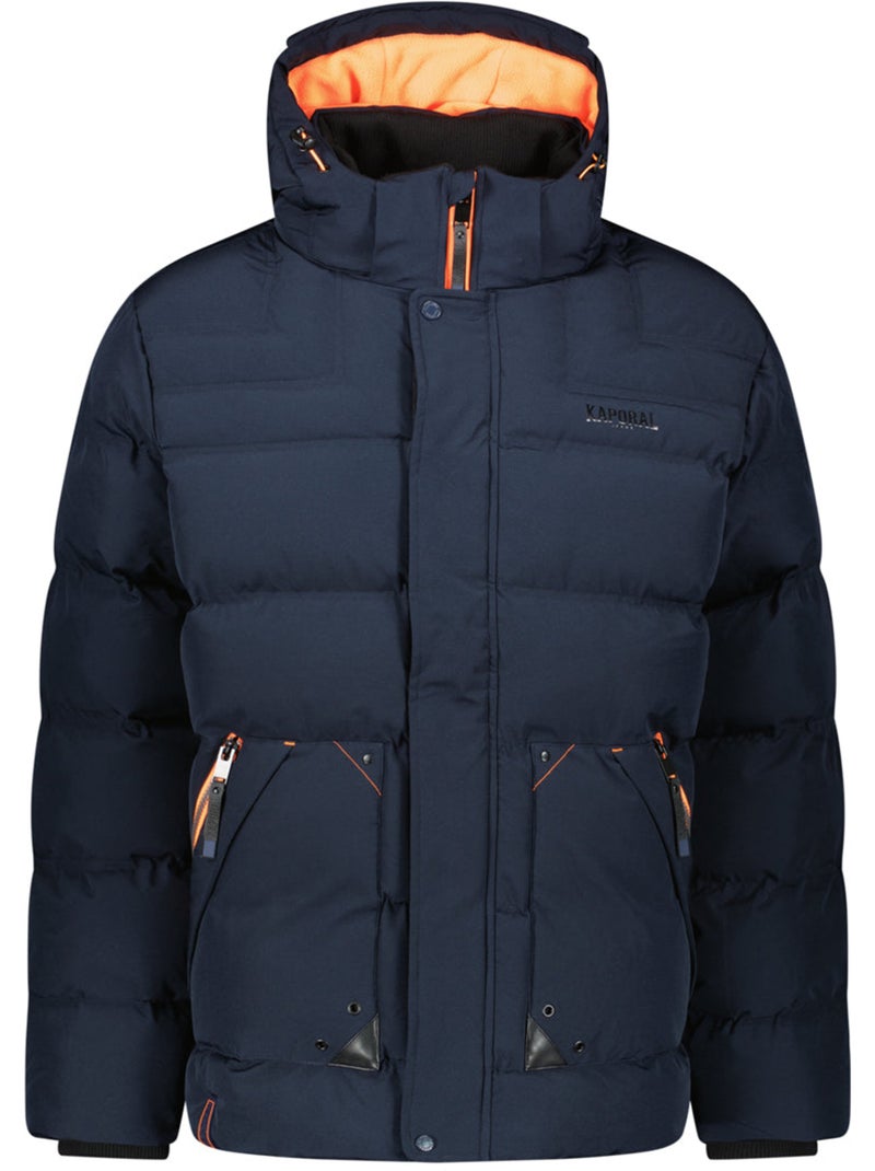 Parka acolchoada com capuz badibereoral – kaporal Azul-marinho - Kiabi