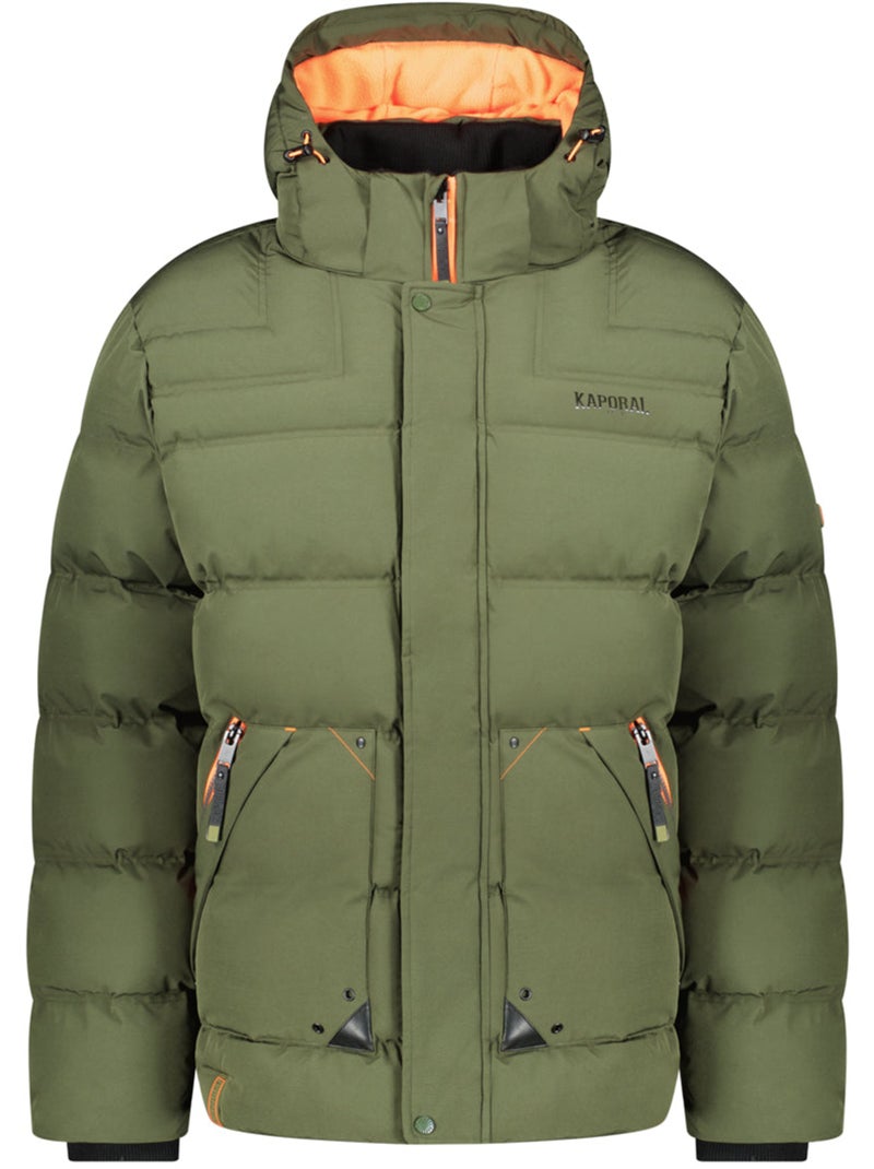 Parka acolchoada com capuz badibereoral – kaporal Cáqui - Kiabi
