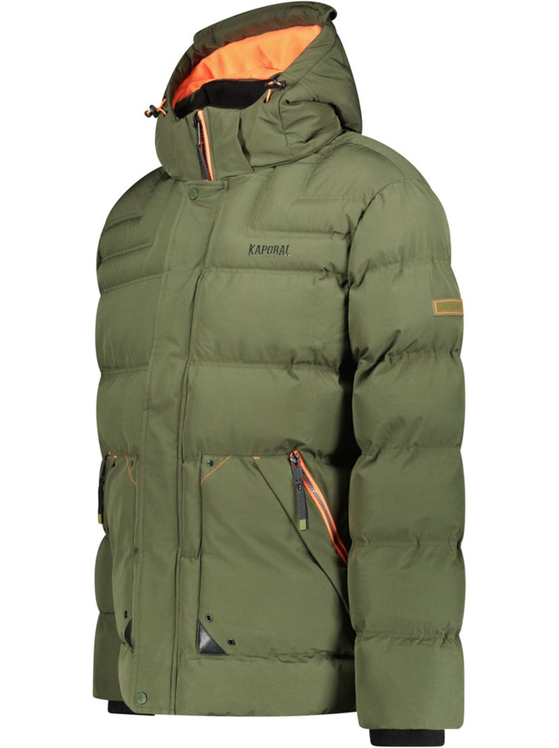 Parka acolchoada com capuz badibereoral – kaporal Cáqui - Kiabi