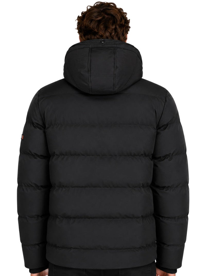 Parka acolchoada com capuz badibereoral – kaporal Preto - Kiabi