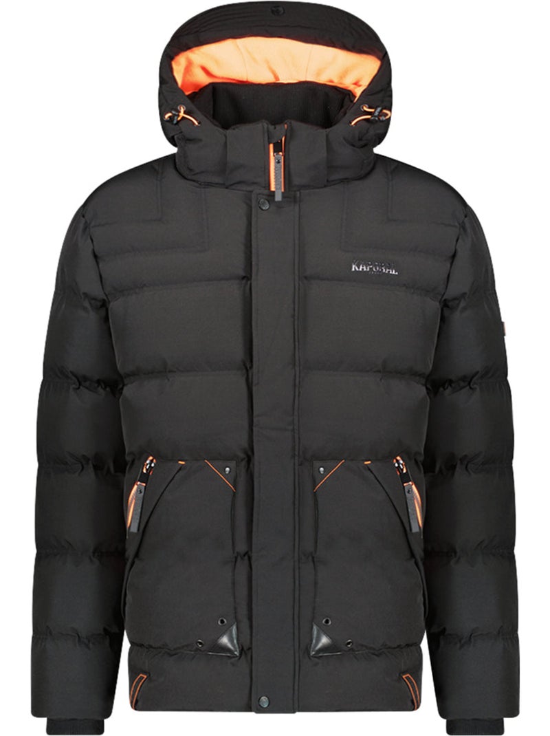 Parka acolchoada com capuz badibereoral – kaporal Preto - Kiabi