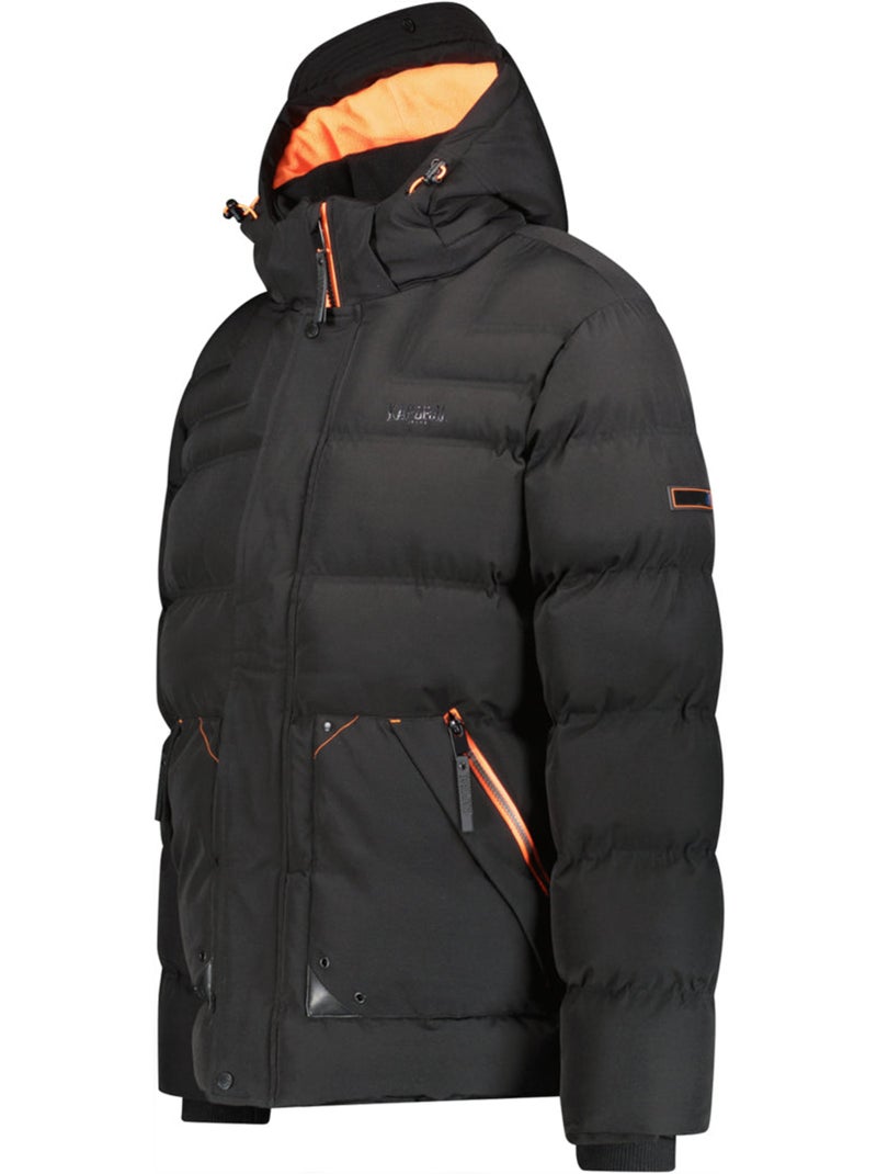 Parka acolchoada com capuz badibereoral – kaporal Preto - Kiabi