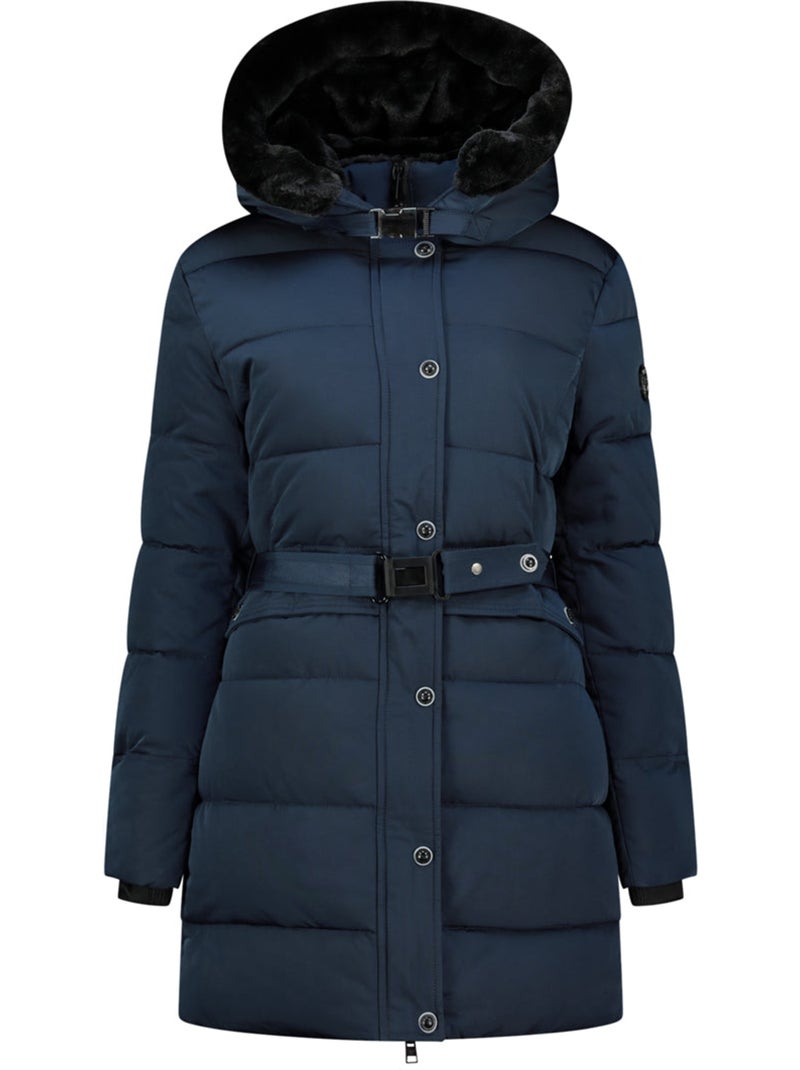 Parka acolchoada com capuz bettinoral – kaporal Azul-marinho - Kiabi