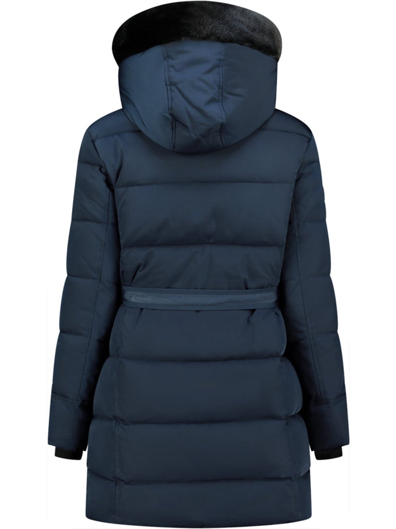 Parka acolchoada com capuz bettinoral – kaporal Azul-marinho - Kiabi