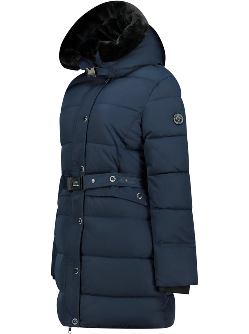 Parka acolchoada com capuz bettinoral – kaporal Azul-marinho - Kiabi
