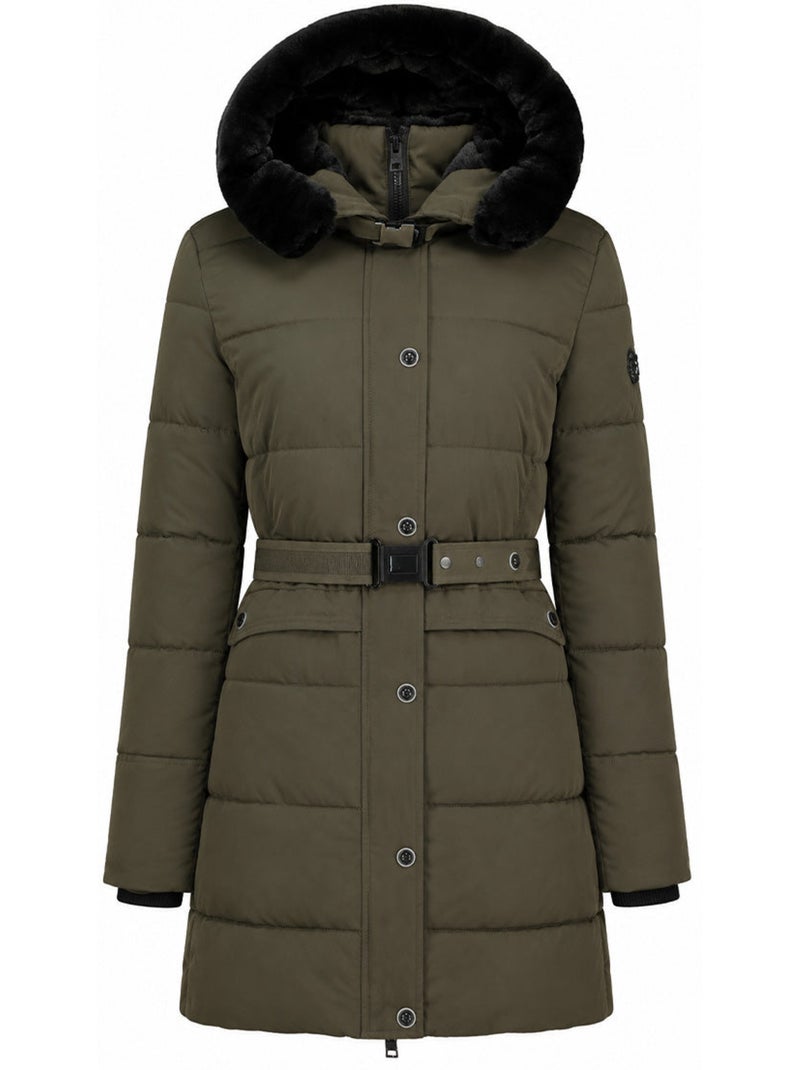 Parka acolchoada com capuz bettinoral – kaporal Cáqui - Kiabi
