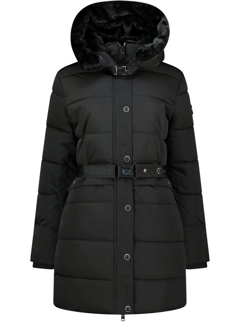 Parka acolchoada com capuz bettinoral – kaporal Preto - Kiabi