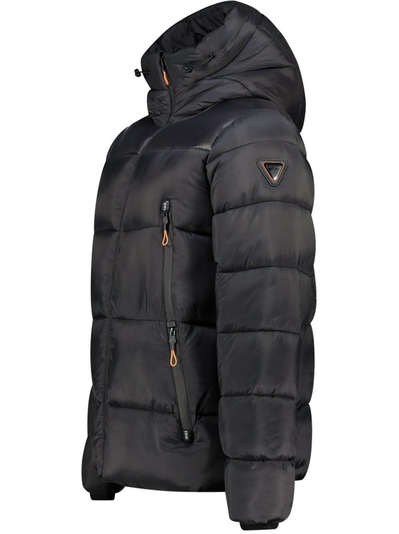 Parka acolchoada de inverno bayouoral – kaporal Preto - Kiabi