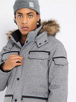 Parka acolchoada 'Produkt' - Kiabi