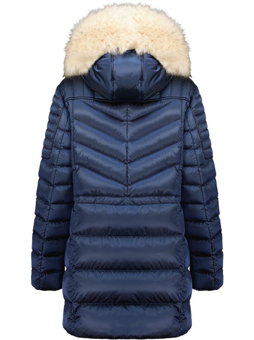 Parka ajustada com capuz e pelo sintético destineak – canadian peak - Kiabi Parka ajustada com capuz e pelo sintético destineak – canadian peak - Kiabi