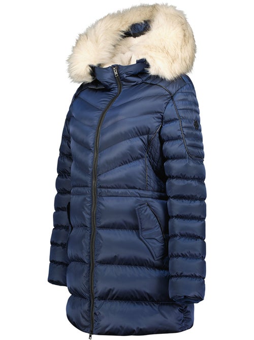 Parka ajustada com capuz e pelo sintético destineak – canadian peak - Kiabi Parka ajustada com capuz e pelo sintético destineak – canadian peak - Kiabi