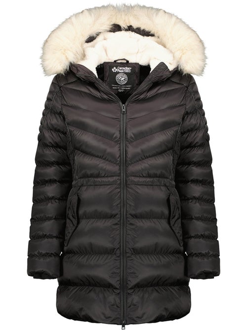 Parka ajustada com capuz e pelo sintético destineak – canadian peak - Kiabi Parka ajustada com capuz e pelo sintético destineak – canadian peak - Kiabi