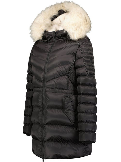 Parka ajustada com capuz e pelo sintético destineak – canadian peak - Kiabi Parka ajustada com capuz e pelo sintético destineak – canadian peak - Kiabi
