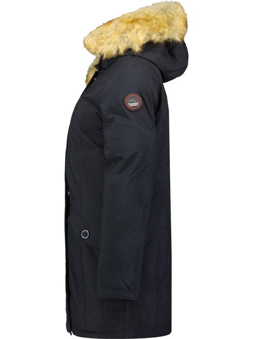 Parka ajustada com capuz e pelo sintético dinastipeak – canadian peak - Kiabi Parka ajustada com capuz e pelo sintético dinastipeak – canadian peak - Kiabi