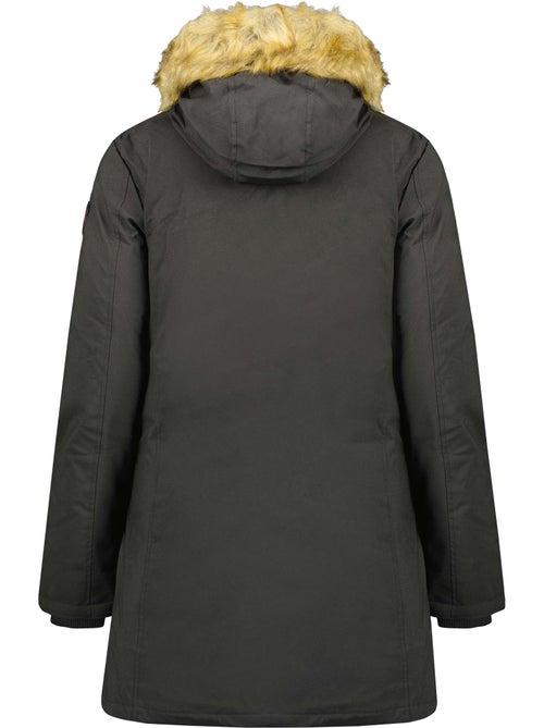 Parka ajustada com capuz e pelo sintético dinastipeak – canadian peak - Kiabi Parka ajustada com capuz e pelo sintético dinastipeak – canadian peak - Kiabi