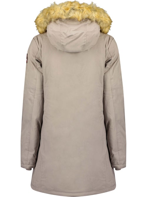 Parka ajustada com capuz e pelo sintético dinastipeak – canadian peak - Kiabi Parka ajustada com capuz e pelo sintético dinastipeak – canadian peak - Kiabi