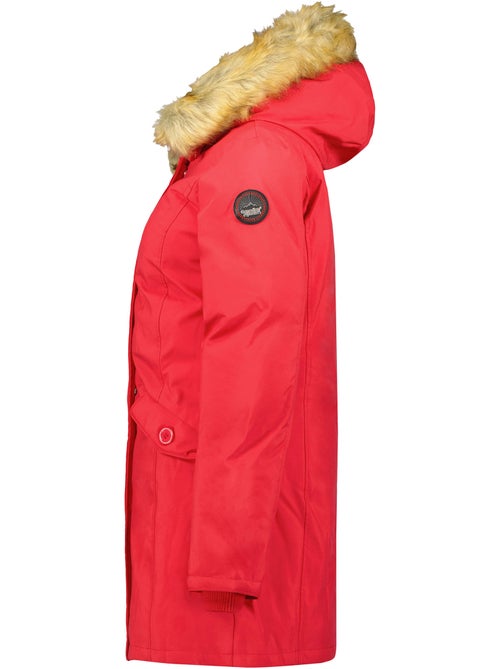 Parka ajustada com capuz e pelo sintético dinastipeak – canadian peak - Kiabi Parka ajustada com capuz e pelo sintético dinastipeak – canadian peak - Kiabi