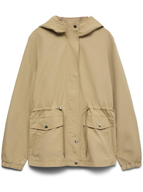 Parka Bege Feminina Vero Moda com Padrão Paisley - Kiabi Parka Bege Feminina Vero Moda com Padrão Paisley - Kiabi