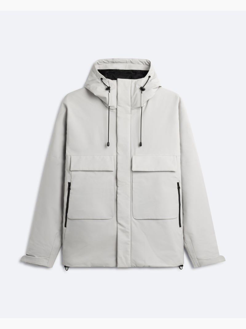 Parka blizard cinzento Cinza - Kiabi