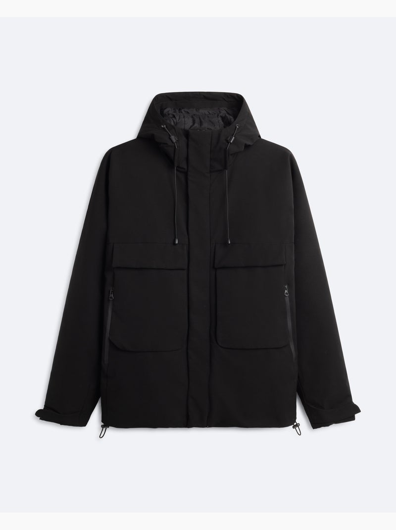 Parka blizard preto Preto - Kiabi