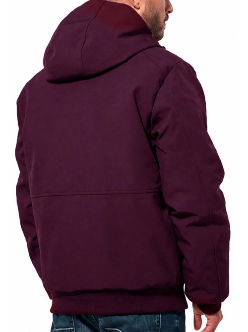 Parka bordeaux masculina kaporal ayoh2 - Kiabi Parka bordeaux masculina kaporal ayoh2 - Kiabi