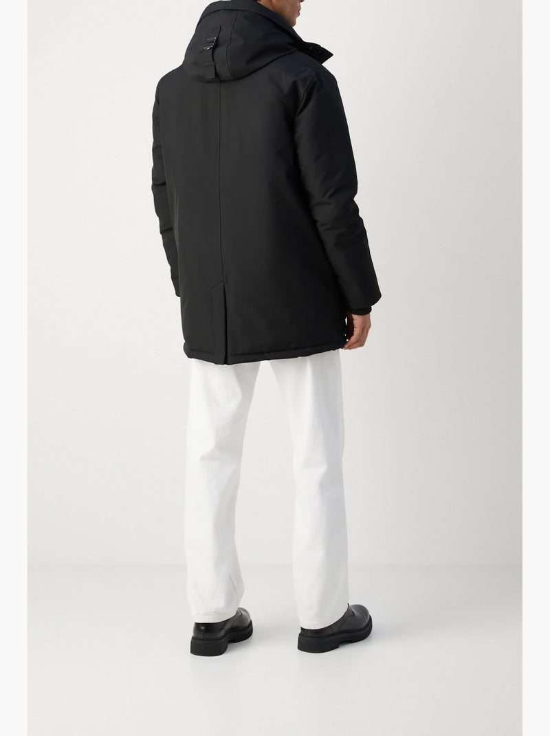 Parka calçar - Schott Preto - Kiabi