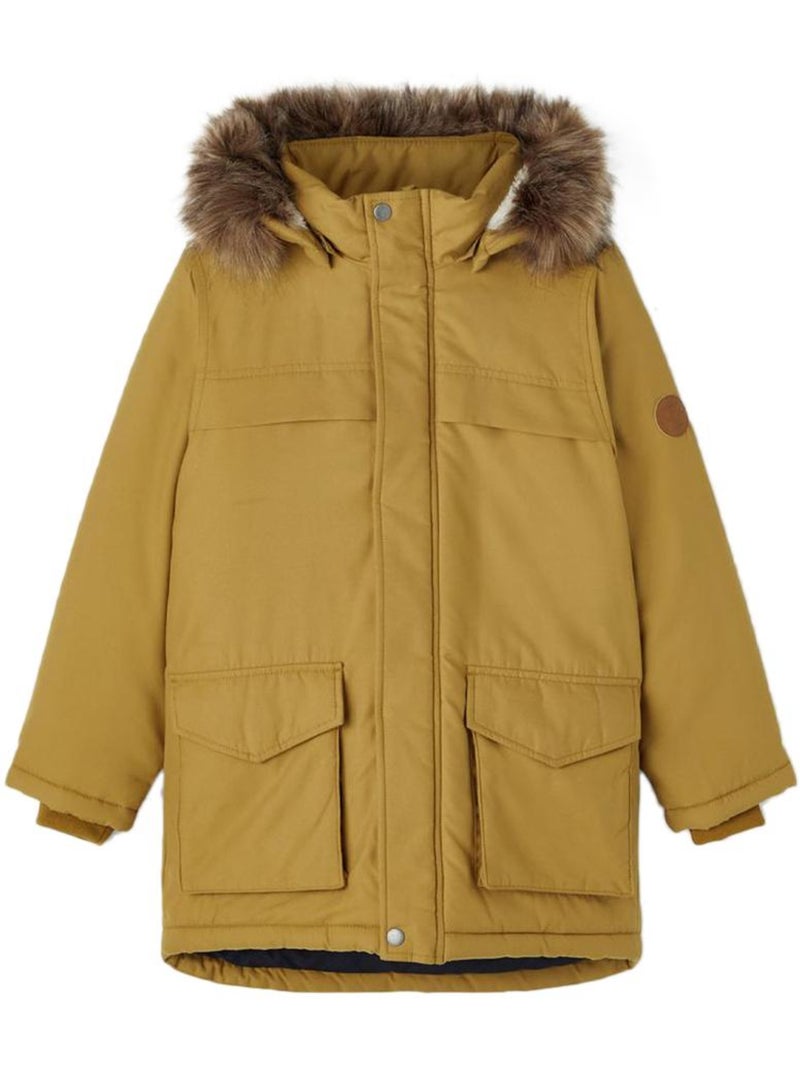 Parka Camel para Menino Name It Mabe Castanho-capuccino - Kiabi