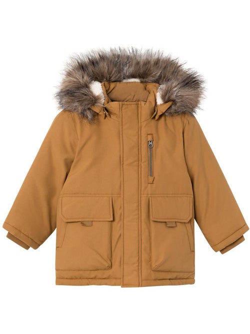 Parka Camel para Menino Name It Master - Kiabi Parka Camel para Menino Name It Master - Kiabi