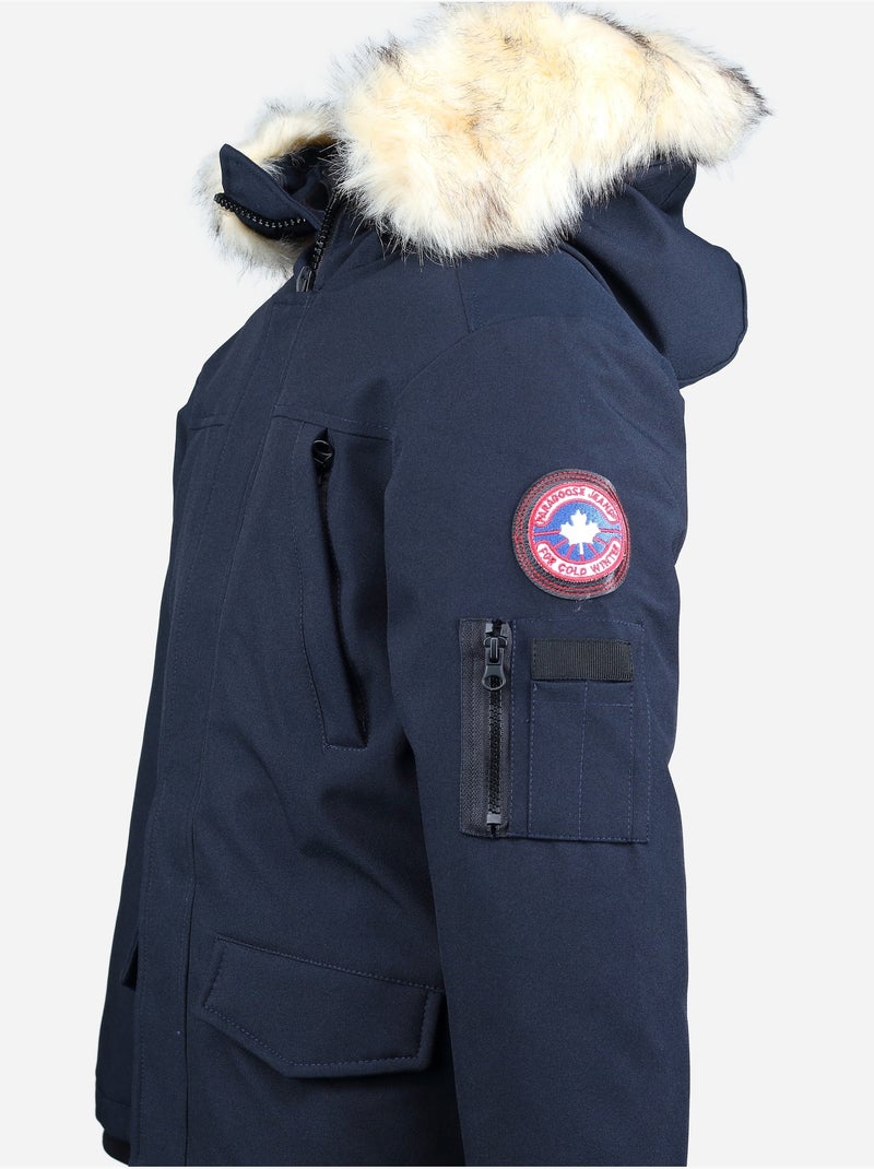 Parka com capuz - Paragoose Azul escuro - Kiabi