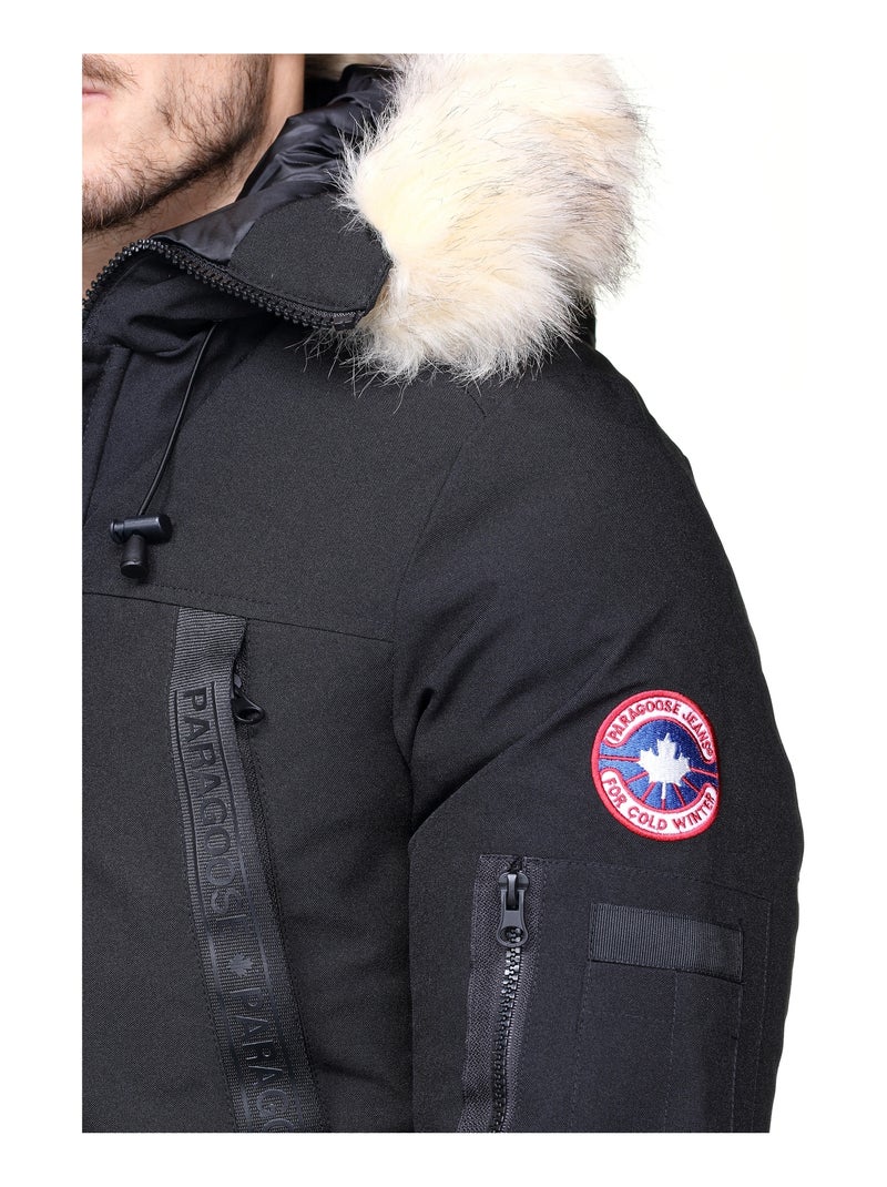 Parka com capuz - paragoose Preto - Kiabi