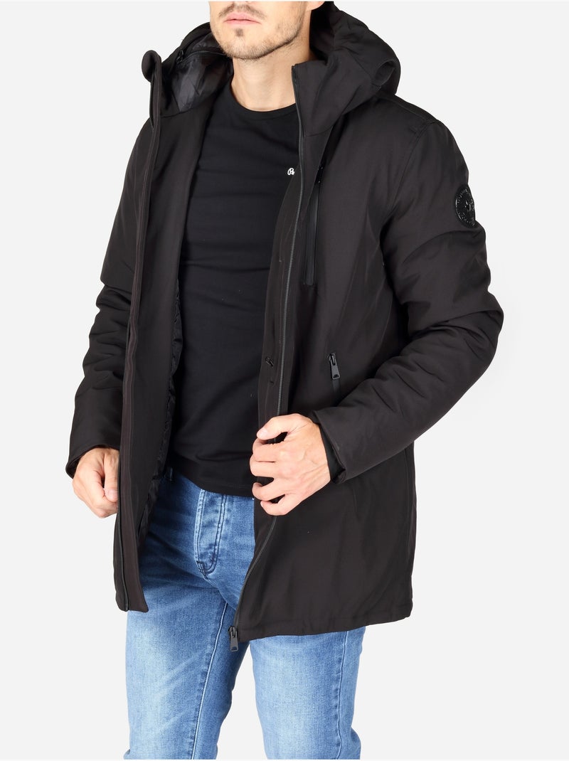 Parka com capuz - paragoose Preto - Kiabi