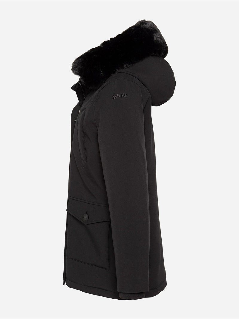 Parka com capuz - schott Preto - Kiabi