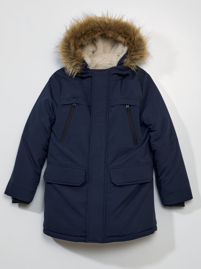 Parka com capuz - Sempre + calor VERDE - Kiabi