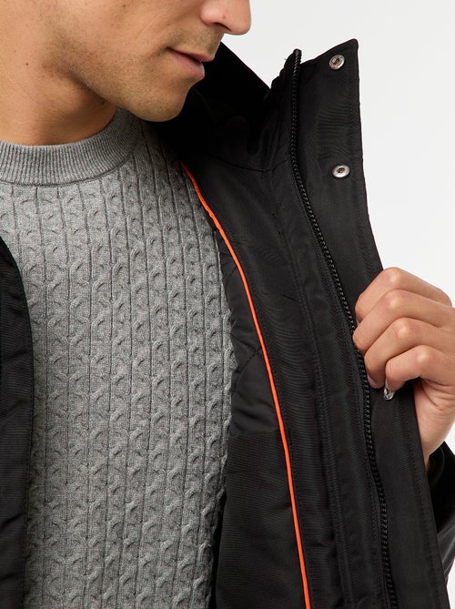 Parka com capuz a meio da coxa - Kiabi