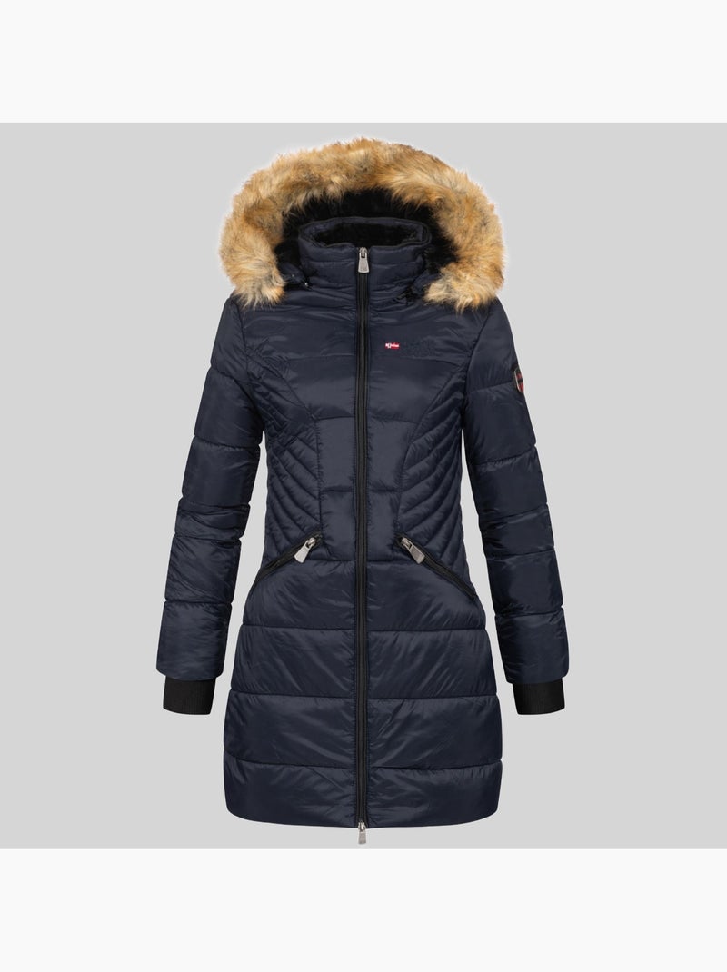 Parka com capuz abeille – geographical norway Azul-marinho - Kiabi