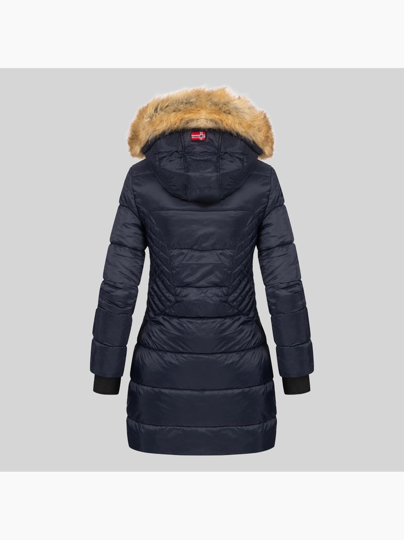 Parka com capuz abeille – geographical norway Azul-marinho - Kiabi