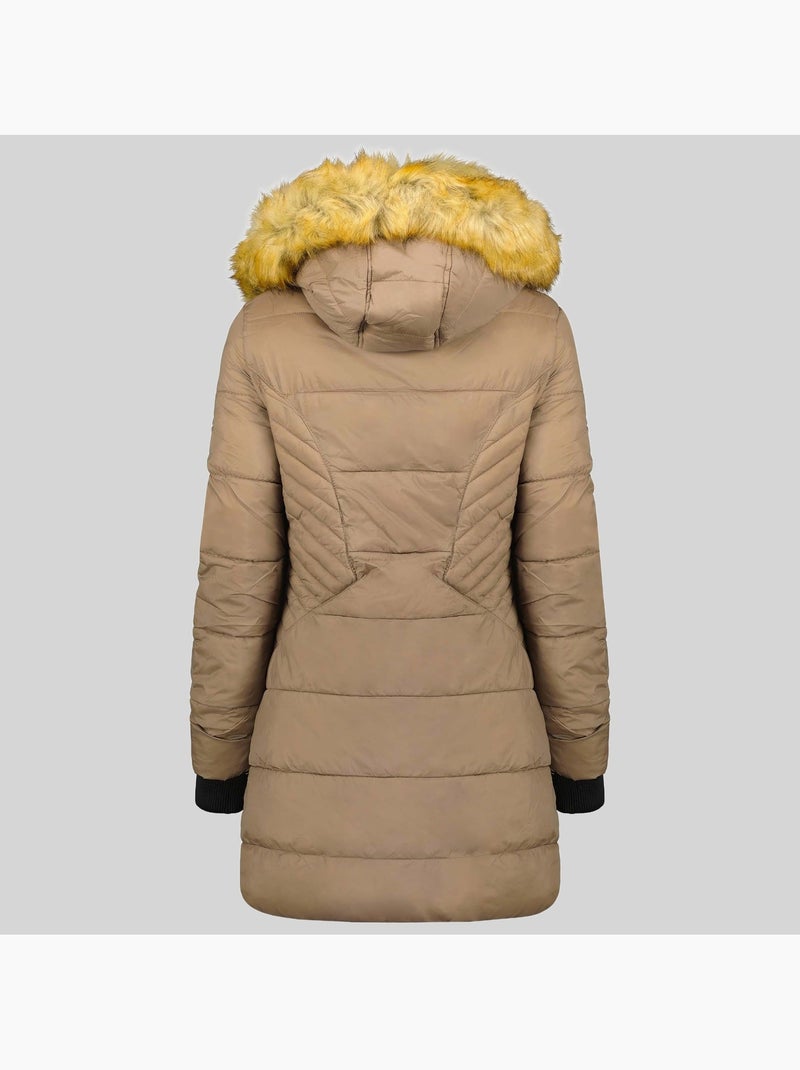 Parka com capuz abeille – geographical norway Toupe - Kiabi