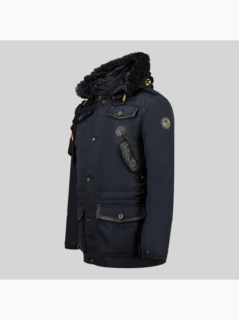 Parka com capuz acrobate – geographical norway Azul-marinho - Kiabi