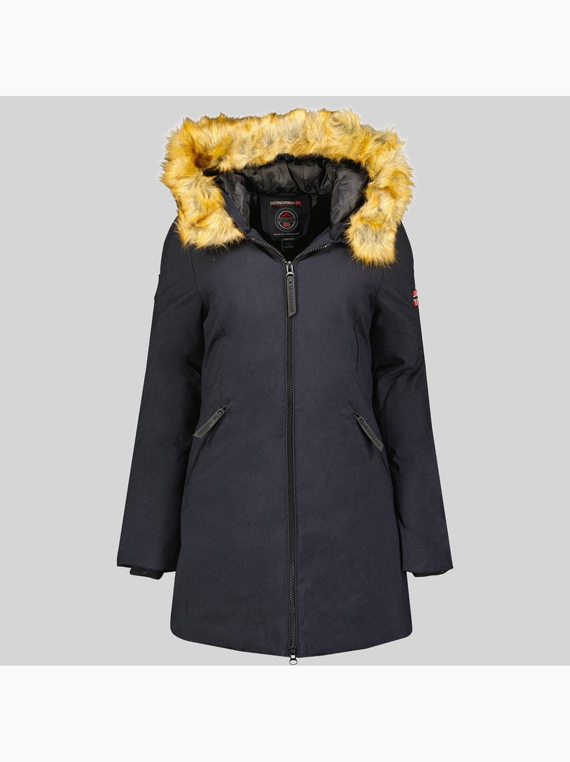Parka com capuz adelaide – geographical norway Azul-marinho - Kiabi